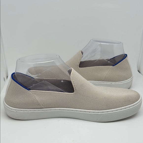 Rothy's The Slip on Beige Sand Knit Fabric Casual Low Top Sneakers Size 8 - Picture 8 of 15